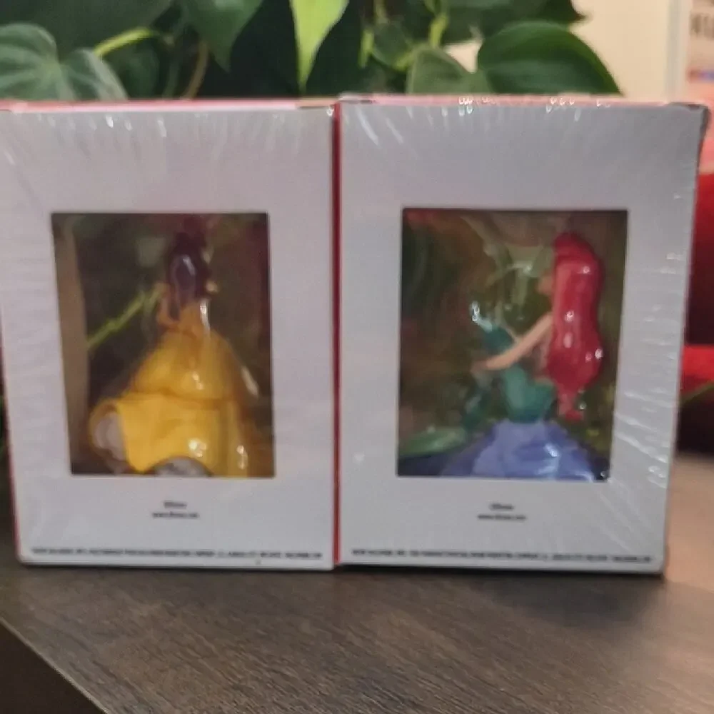 Hallmark Disney Princess Ariel & Belle Ornaments Set Of 2 NWT